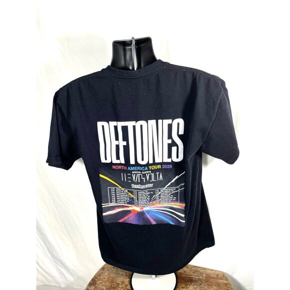 Deftones 2025 North America Tour Tee Black Graphic L - Picture 2 of 7